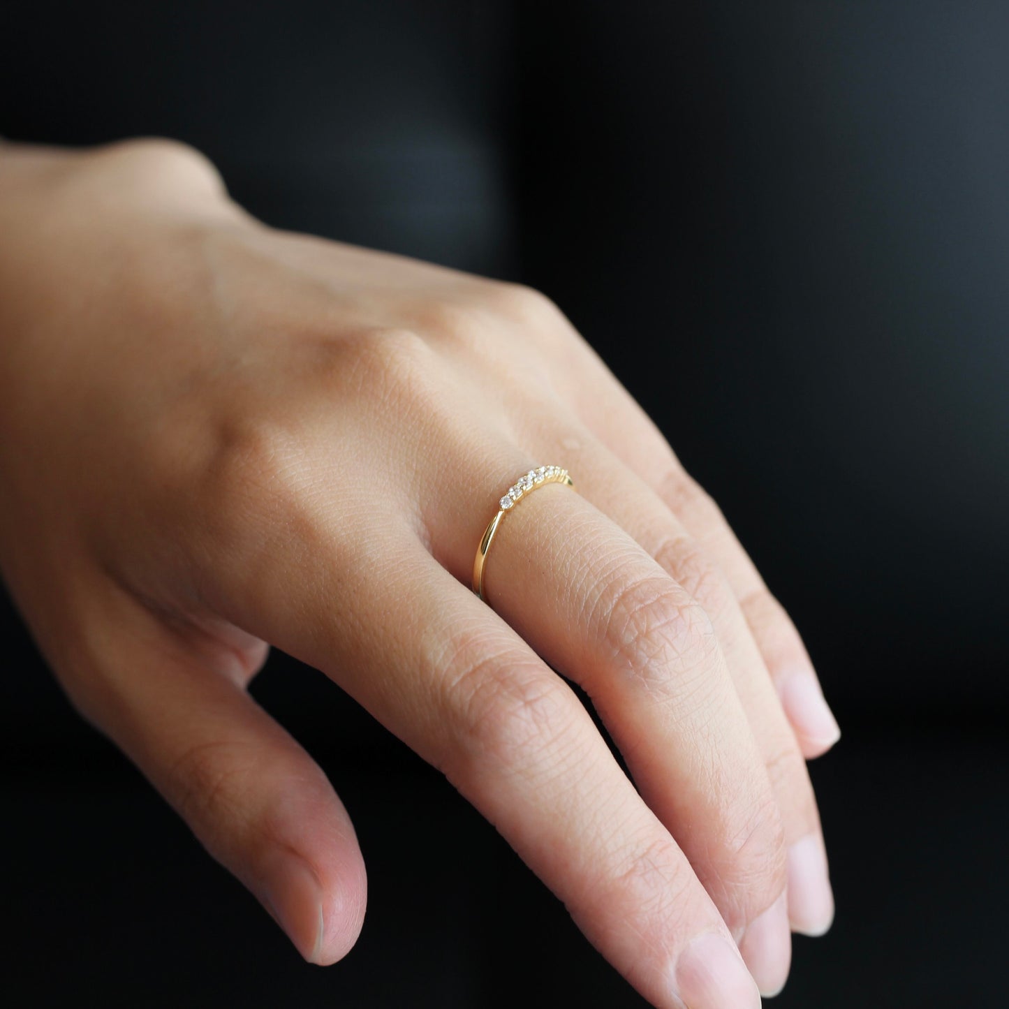 Nocturne - Vega | ハーフエタニティ ダイヤモンド 0.15ct VSクラス K10 K18 Pt900【MJ2921】