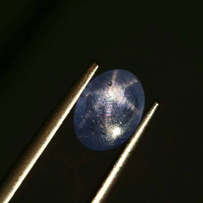 スターサファイア 1.53ct カボションカット 7.1mm×5.4mm×3.3mm【MJ2935】
