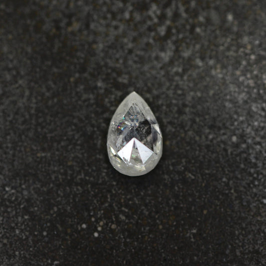 ダイヤモンド 0.195ct ペアシェイプカット 4.9mm×3.2mm×1.7mm【MJ2610】10