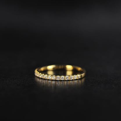 Nocturne - Ray | ハーフエタニティ ダイヤモンド 0.25ct VSクラス K10 K18 Pt900【MJ2925】