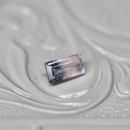 スクエアカット パーティーカラードトルマリン  0.53ct  5.9mm×3.0mm×2.3mm【MJ2574】