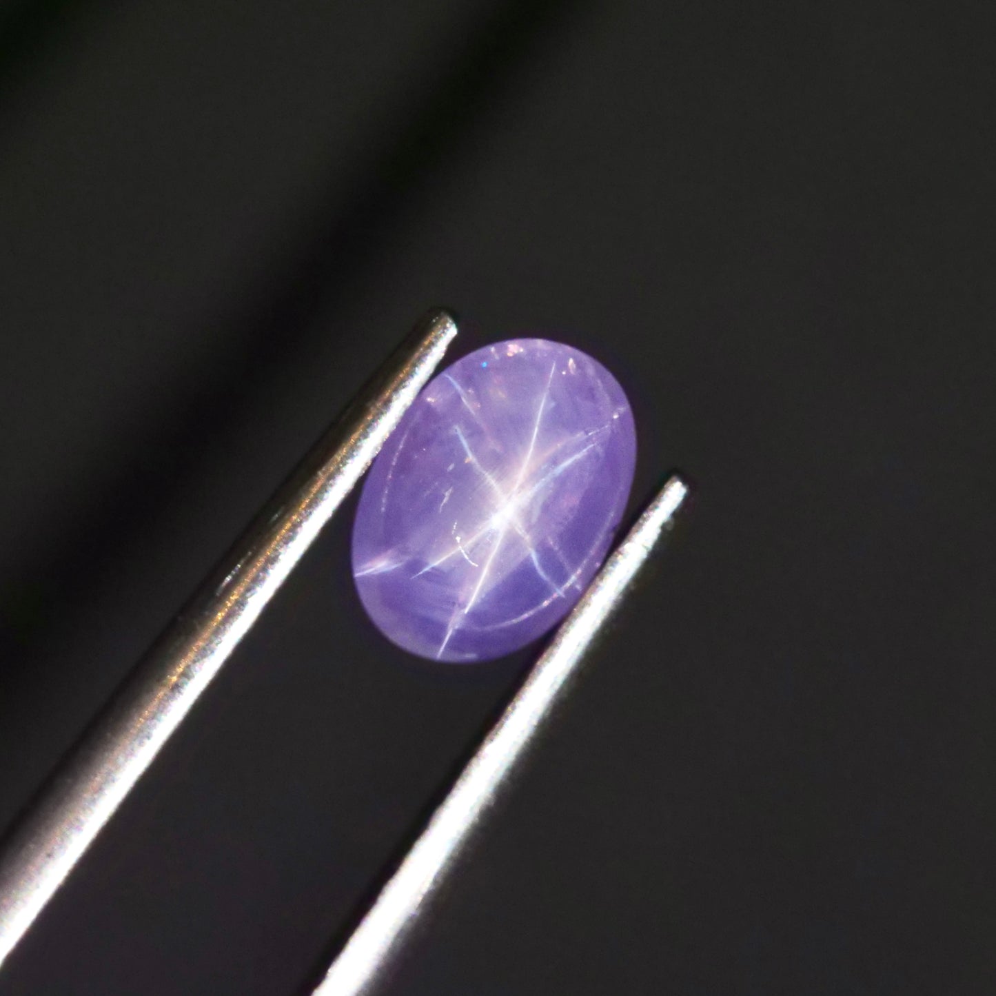 スターサファイア 1.09ct カボションカット 7.0mm×5.0mm×2.9mm【MJ2936】