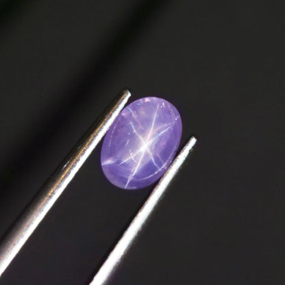 スターサファイア 1.09ct カボションカット 7.0mm×5.0mm×2.9mm【MJ2936】