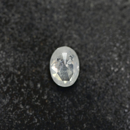 ダイヤモンド 0.260ct オーバルローズカット 4.7mm×3.5mm×2.2mm【MJ2610】14