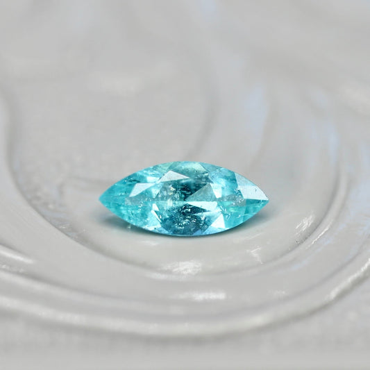 パライバトルマリン 0.180ct ブラジル産 マーキスカット 5.8mm×2.6mm×1.8mm【MJ2718】