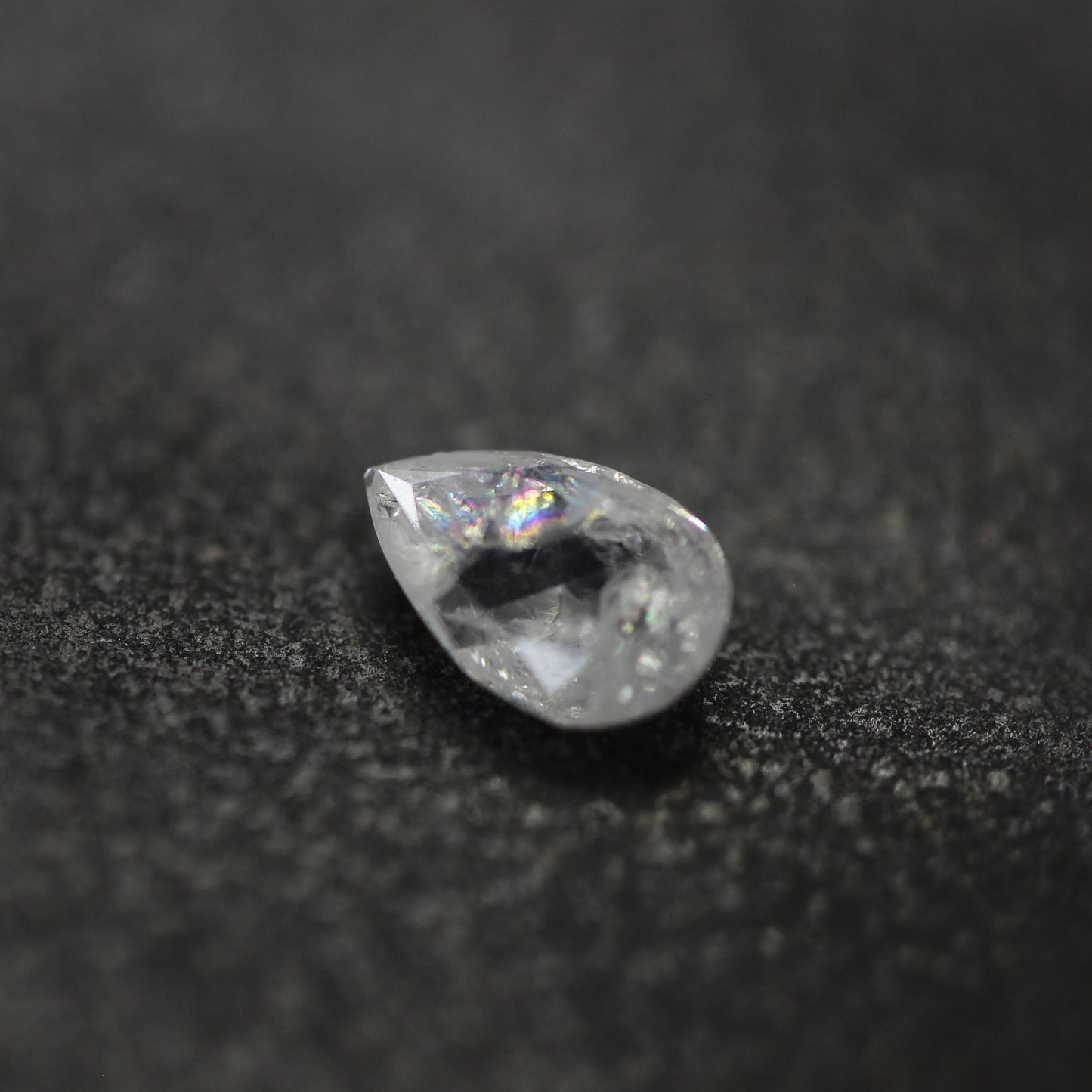 ダイヤモンド 0.195ct ペアシェイプカット 4.9mm×3.2mm×1.7mm【MJ2610】10
