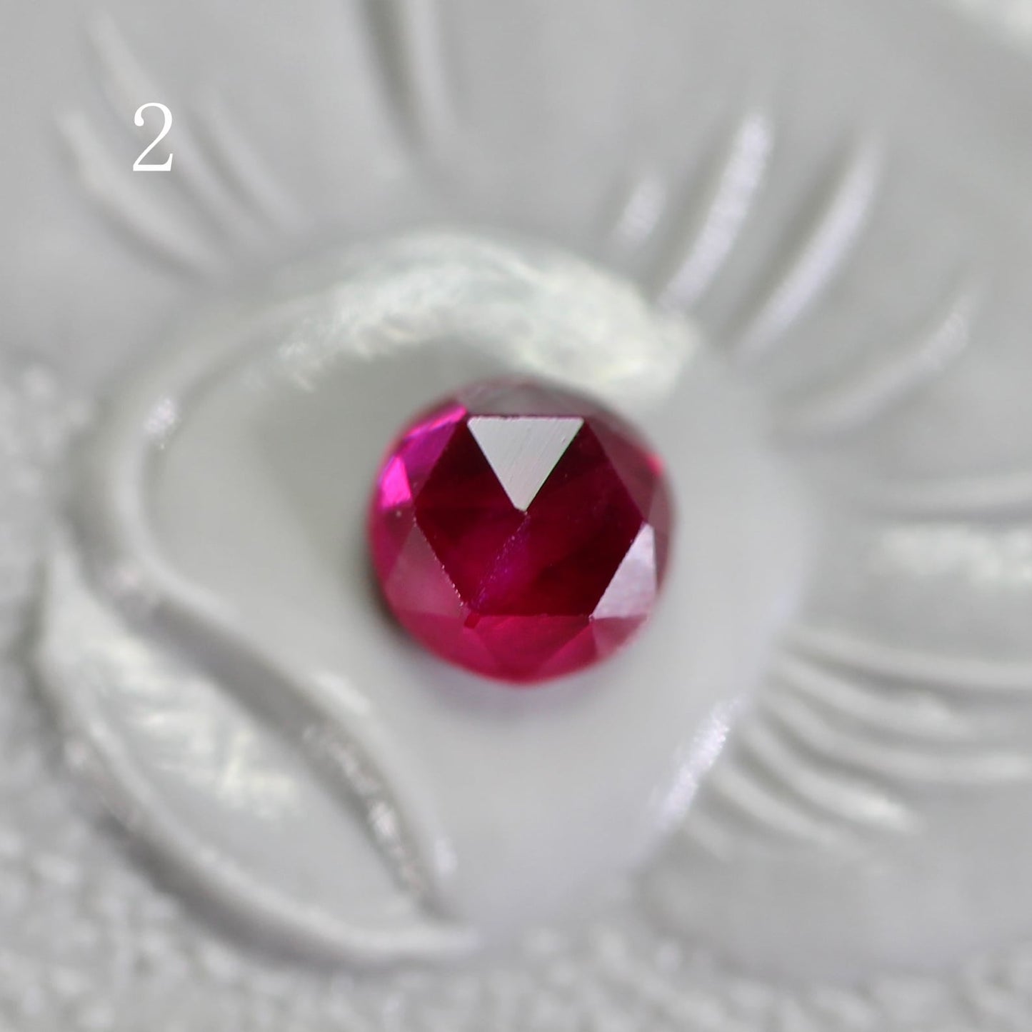 ルビー ローズカット 2.7~2.8mm【MJ2736】