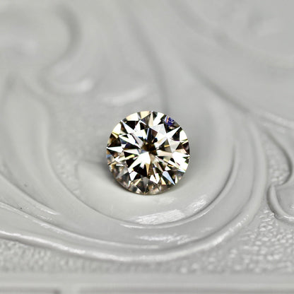 シャンパンブラウンダイヤモンド 0.511ct  VS-2 Very Good ラウンドブリリアントカット 【MJ2679】