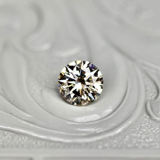 シャンパンブラウンダイヤモンド 0.511ct  VS-2 Very Good ラウンドブリリアントカット 【MJ2679】