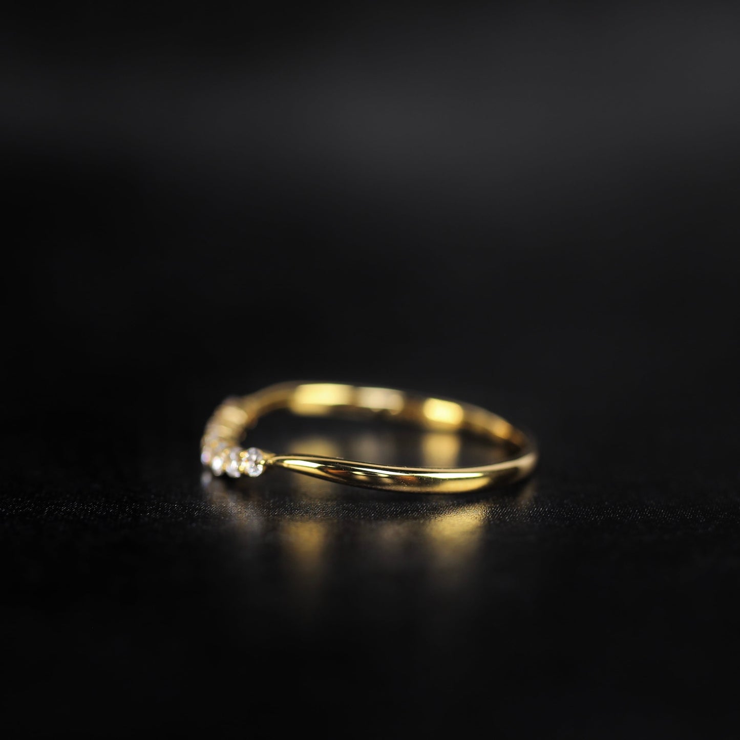 Nocturne - Vega | ハーフエタニティ ダイヤモンド 0.15ct VSクラス K10 K18 Pt900【MJ2921】