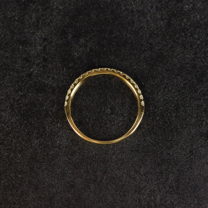 Nocturne - Ray | ハーフエタニティ ダイヤモンド 0.25ct VSクラス K10 K18 Pt900【MJ2925】