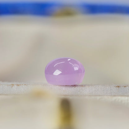 成長線入りスターサファイア 1.18ct カボションカット 5.5mm×4.9mm×3.7mm【MJ2939】