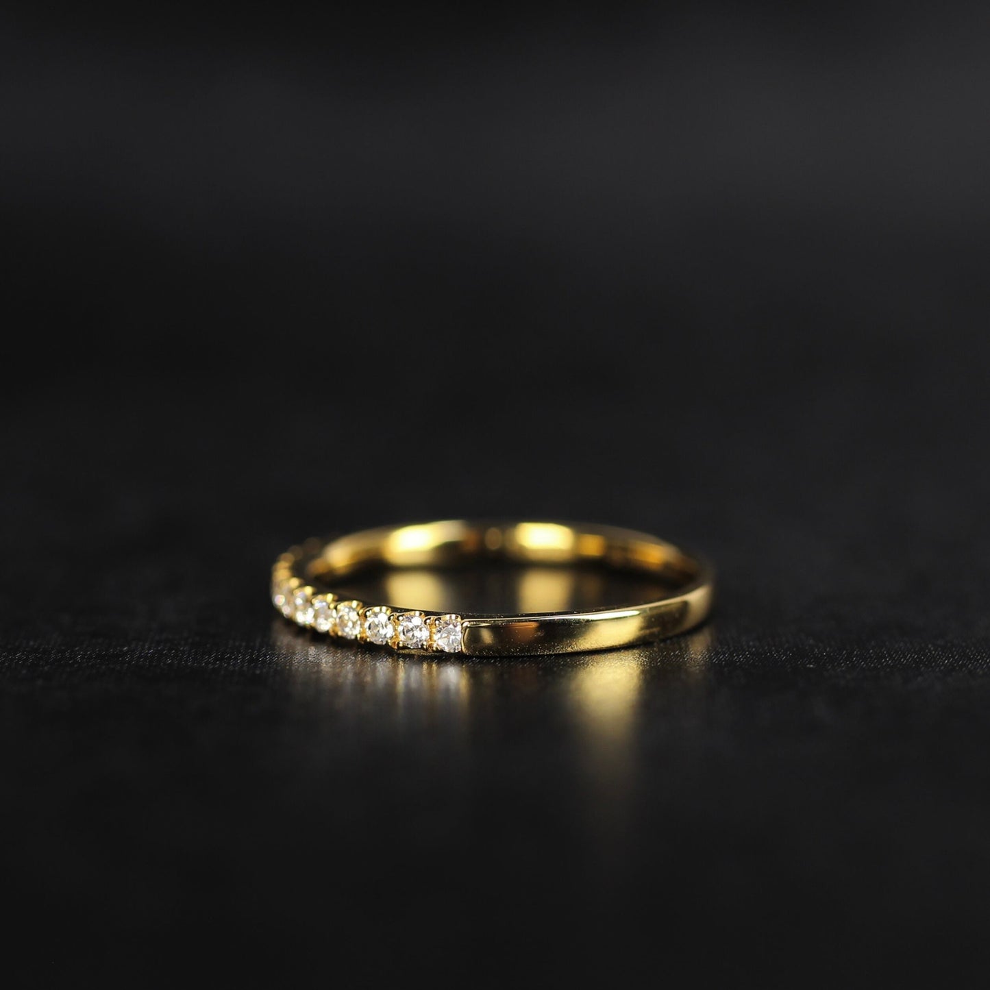 Nocturne - Ray | ハーフエタニティ ダイヤモンド 0.25ct VSクラス K10 K18 Pt900【MJ2925】