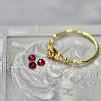 ルビー ローズカット 2.7~2.8mm【MJ2736】