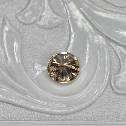 ショコラブラウンダイヤモンド 0.495ct ラウンドブリリアントカット 4.9mm×5.0mm×3.1mm【MJ2682】