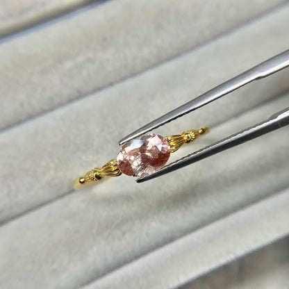 オーバルカット ラブラドライト 0.78ct 6.5mm×4.7mm-3.7mm 【MJ2511】