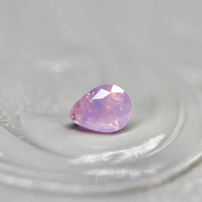 ペアシェイプカット シルキーパープルピンクサファイア　0.19ct  3.6mm×2.6mm×1.9mm 【MJ2525】