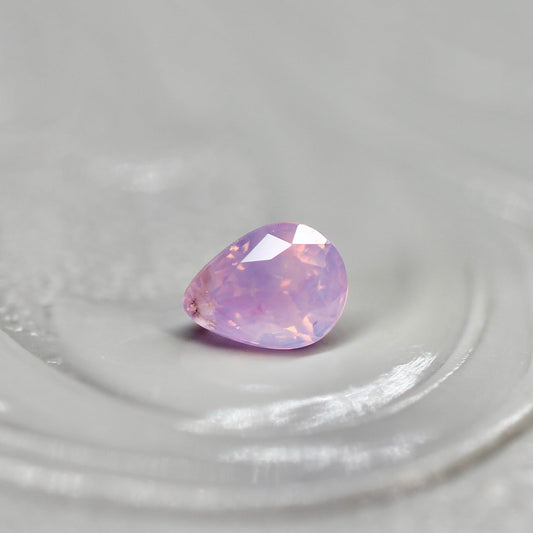 ペアシェイプカット シルキーパープルピンクサファイア　0.19ct  3.6mm×2.6mm×1.9mm 【MJ2525】