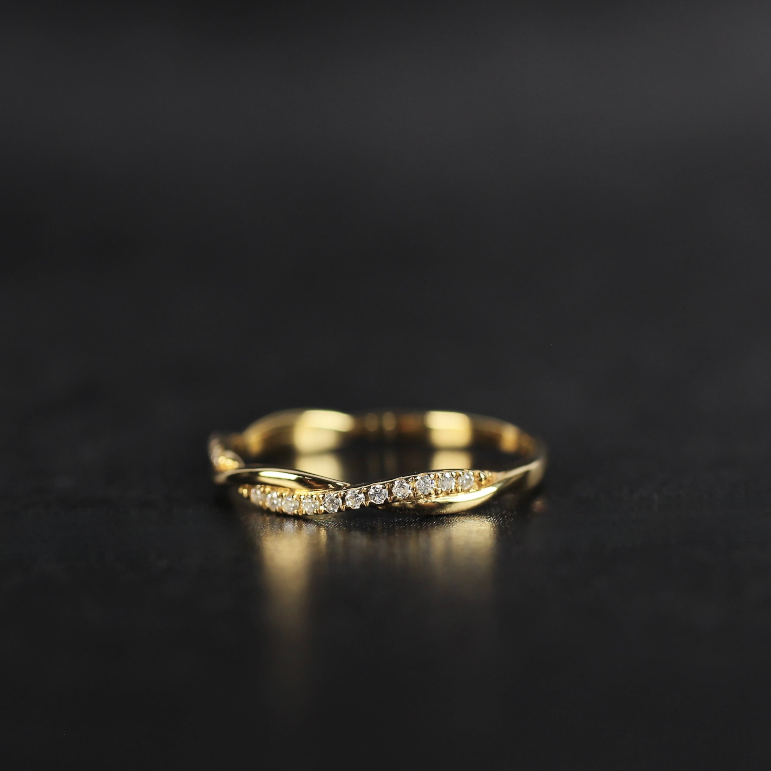 Nocturne - Aurora | ハーフエタニティ ダイヤモンド 0.12ct VSクラス