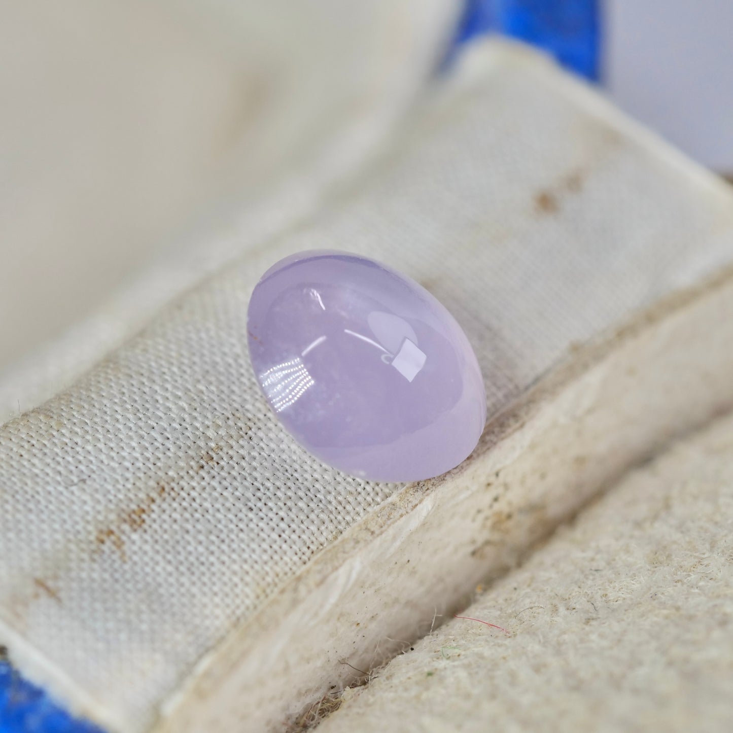 スターサファイア 1.10ct カボションカット 6.0mm×5.3mm×3.6mm【MJ2940】