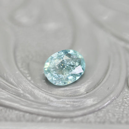 パライバトルマリン モザンビーク産 0.28ct オーバルカット 5.2mm×4.0mm×2.0mm【MJ2740】