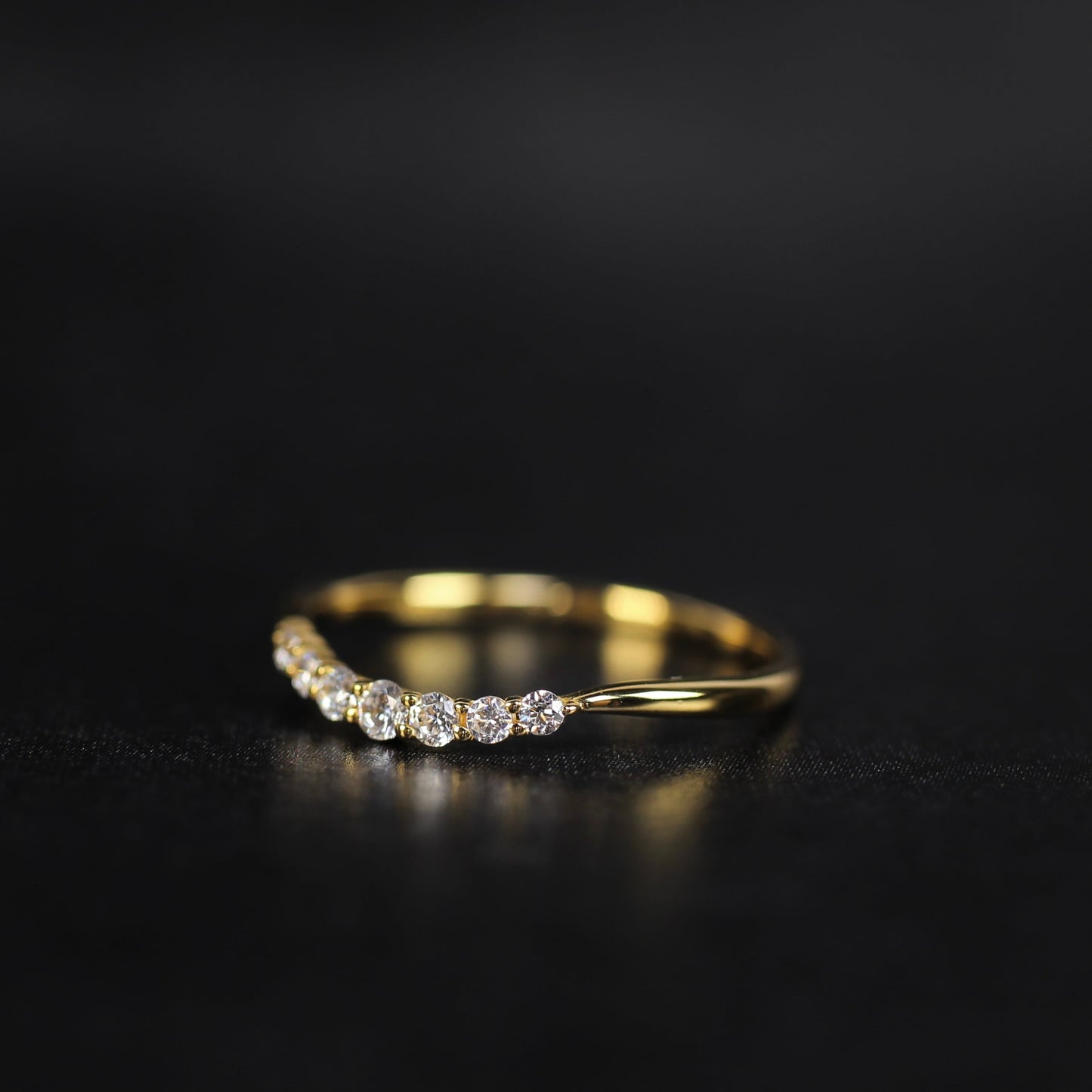 Nocturne - Vega | ハーフエタニティ ダイヤモンド 0.15ct VSクラス K10 K18 Pt900【MJ2921】