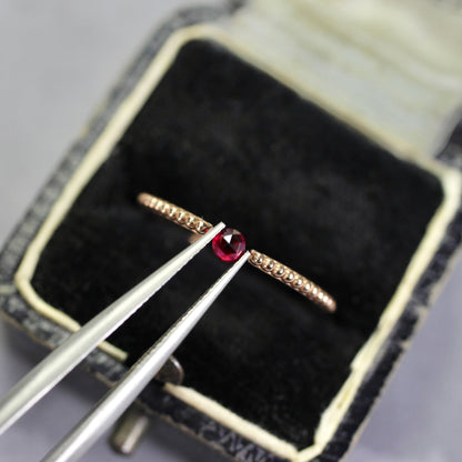 ルビー ローズカット 2.7~2.8mm【MJ2736】