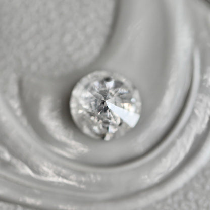 ソルトアンドペッパーダイヤモンド 0.24ct 3.8mm 【MJ2440】