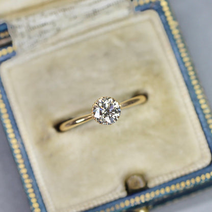 シャンパンブラウンダイヤモンド 0.511ct  VS-2 Very Good ラウンドブリリアントカット 【MJ2679】