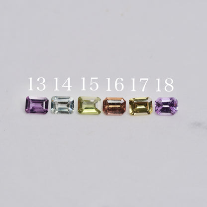 【期間・数量限定特別価格】サファイア エメラルドカット【MJ3024】