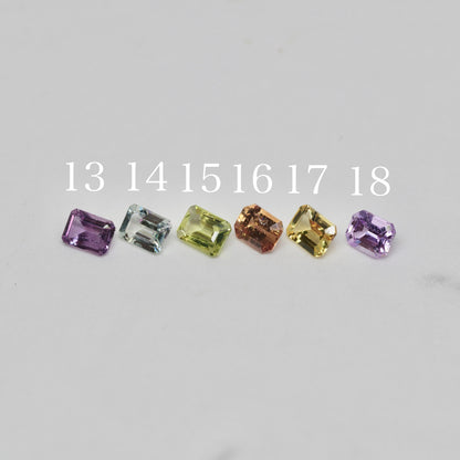 【期間・数量限定特別価格】サファイア エメラルドカット【MJ3024】