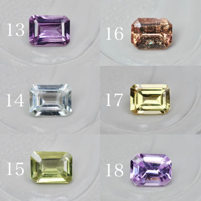 【期間・数量限定特別価格】サファイア エメラルドカット【MJ3024】