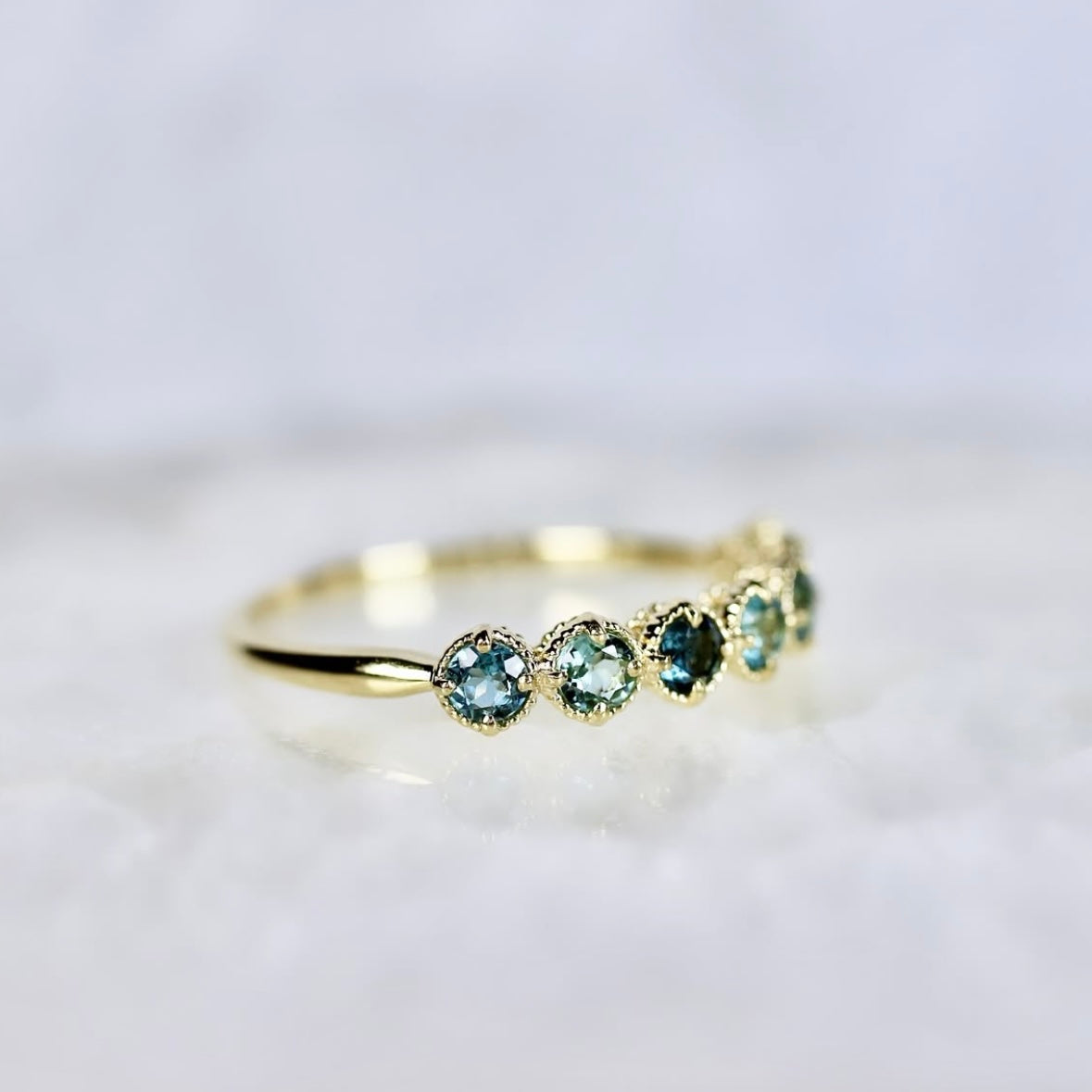 ピンクトルマリン ラウンドカット 3mm×7pcs セット【MJ2532】