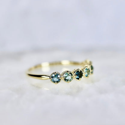 ピンクトルマリン ラウンドカット 3mm×7pcs セット【MJ2532】