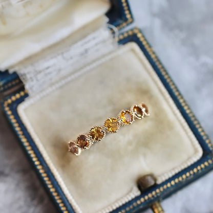 ピンクトルマリン ラウンドカット 3mm×7pcs セット【MJ2532】