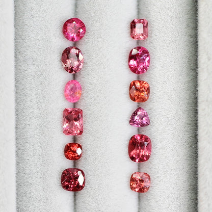 ピンクスピネル 0.12ct エメラルドカット 3.0mm×2.5mm×2.0mm【MJ2758】