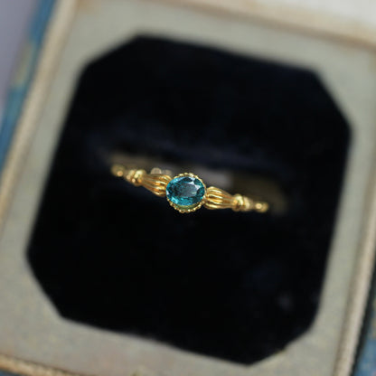 グランディディエライト 0.12ct オーバルカット 3.8mm×2.8mm×1.7mm【MJ2770】