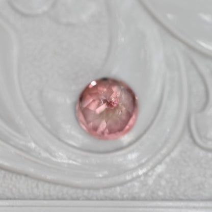 バイカラートルマリン 0.53ct ラウンドカット 5.1mm×5.0mm×3.4mm【MJ3052】