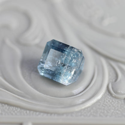 バイカラートルマリン 1.51ct エメラルドカット 6.3mm×5.8mm×4.4mm【MJ2782】
