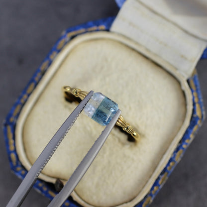 バイカラートルマリン 1.51ct エメラルドカット 6.3mm×5.8mm×4.4mm【MJ2782】