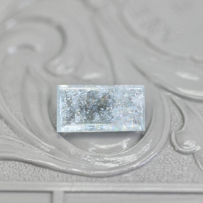 レインボーアクアマリン 1.17ct レクタングルカット  9.6mm×5.2mm×2.7mm【MJ2795】