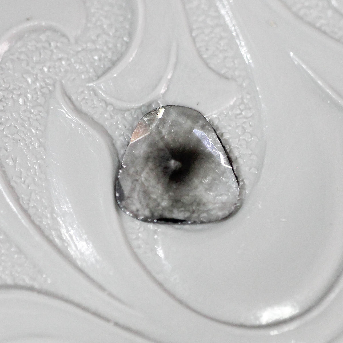 ダイヤモンド 0.30ct スライス ローズカット 6.0mm×5.8mm×0.8mm【MJ3159】