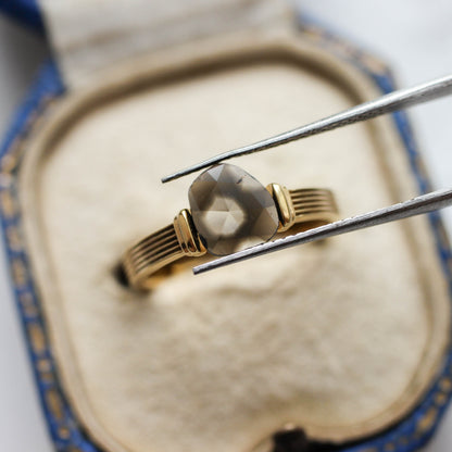 ダイヤモンド 0.62ct スライス ローズカット 7.5mm×6.7mm×1.1mm【MJ3156】