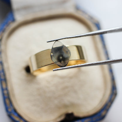 ダイヤモンド 0.64ct スライス ローズカット 8.5mm×4.8mm×1.1mm【MJ3157】