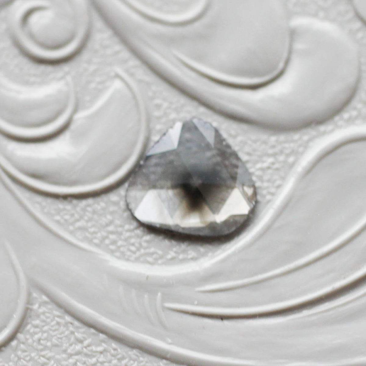 ダイヤモンド 0.30ct スライス ローズカット 6.0mm×5.8mm×0.8mm【MJ3159】
