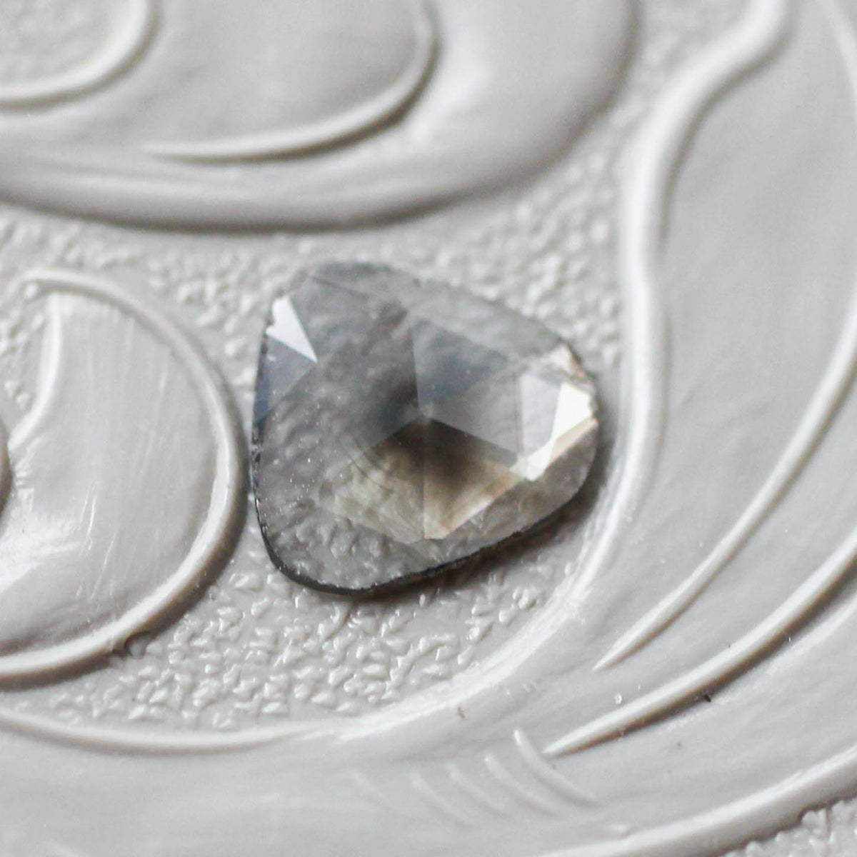 ダイヤモンド 0.30ct スライス ローズカット 6.0mm×5.8mm×0.8mm【MJ3159】