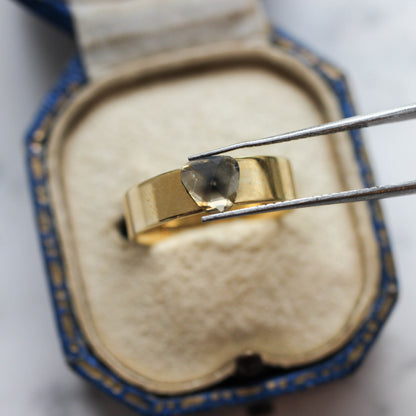 ダイヤモンド 0.30ct スライス ローズカット 6.0mm×5.8mm×0.8mm【MJ3159】