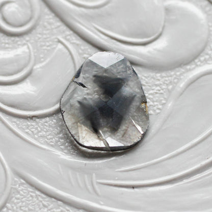 ダイヤモンド 0.68ct スライス ローズカット 8.2mm×7.2mm×1.0mm【MJ3160】
