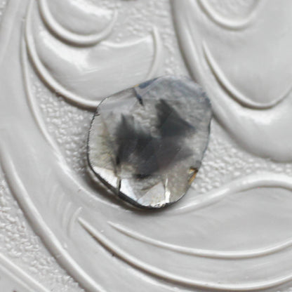 ダイヤモンド 0.68ct スライス ローズカット 8.2mm×7.2mm×1.0mm【MJ3160】