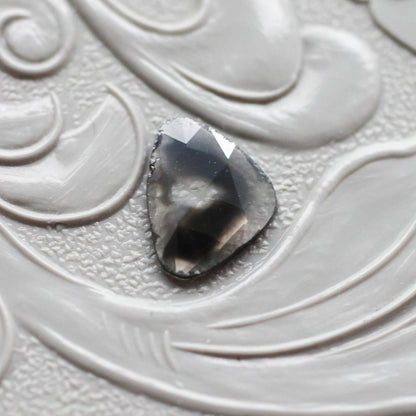 ダイヤモンド 0.43ct スライス ローズカット 6.5mm×5.8mm×1.0mm【MJ3161】
